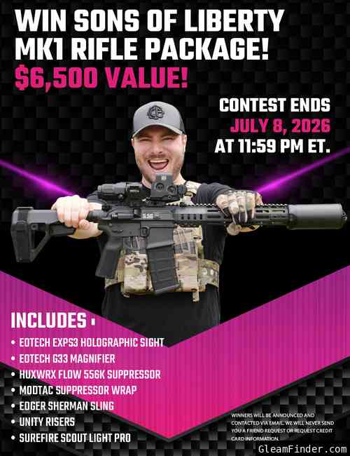 Win The Sons Of Liberty MK1 Rifle Package