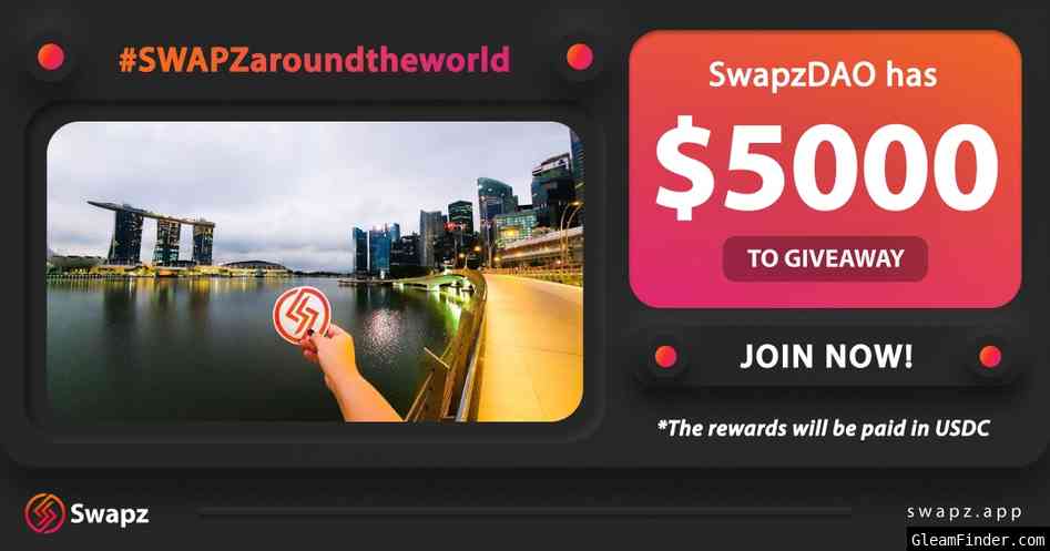 SwapzDAO has $5000 in prizes to giveaway! Join NOW!