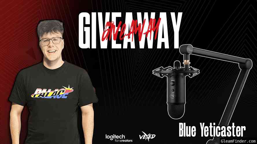 Blue Yeticaster OnlySynergy Announcement Giveaway by Logitech for Creators and Vexed Gaming