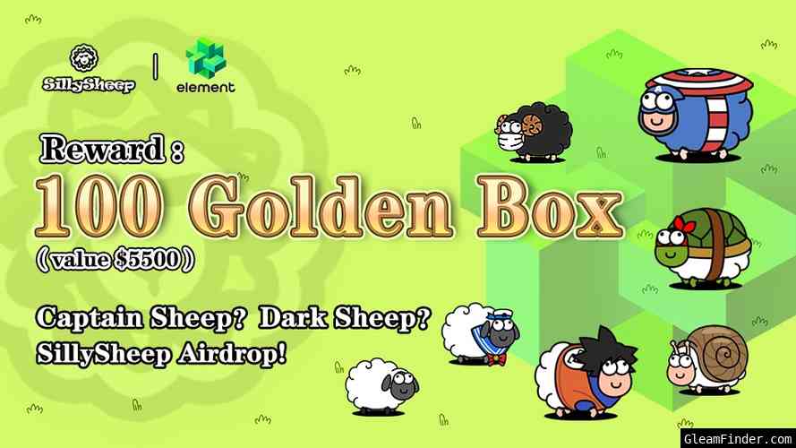 SillySheep x Element Golden Box Airdrop Campaign
