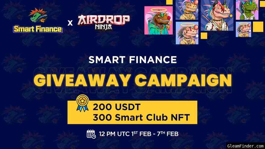 🎁Smart Finance Giveaway Campaign🎁