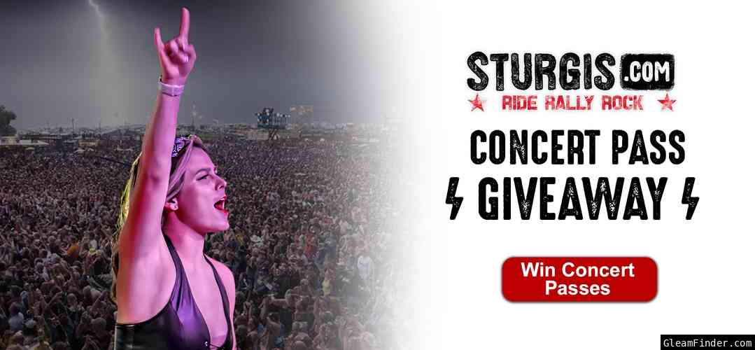 Sturgis Rally Concert Pass Giveaway