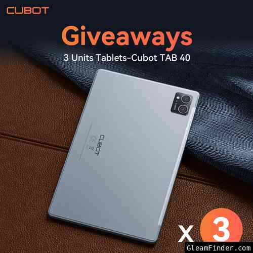 CUBOT TAB 40 Global Launch Giveaway