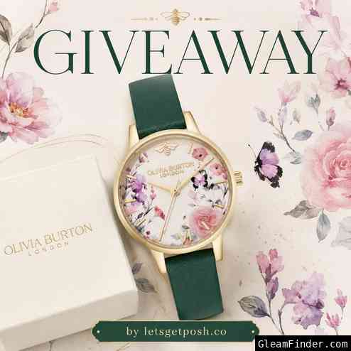 🌸⌚✨ WIN THE OLIVIA BURTON ILLUSTRATED FLORAL WATCH ✨🦋💚
