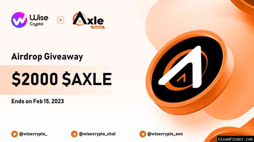 Wise Crypto X Axle Games Giveaway