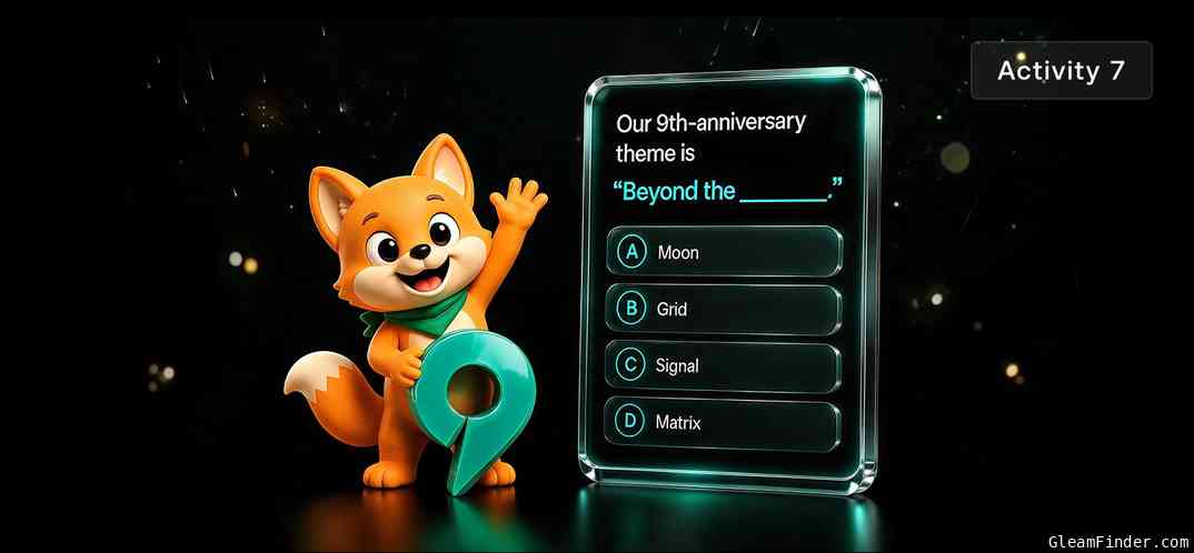 KuCoin 9: Activity 7 - 9th anniversary Quiz