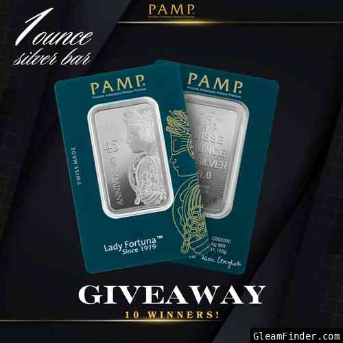 45th Anniversary Silver Bar Giveaway