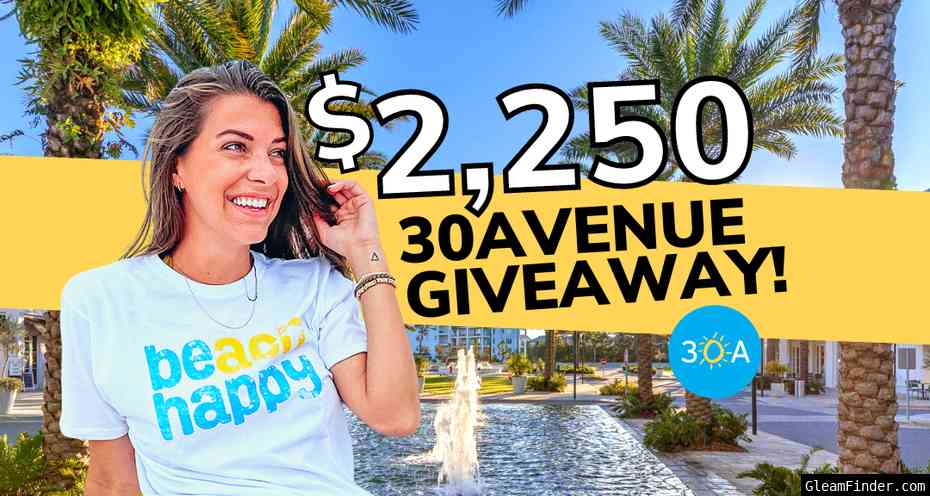30A x 30Avenue Gift Card Giveaway
