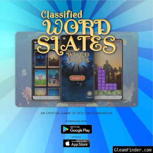 Classified Word Slates App Download Giveaway