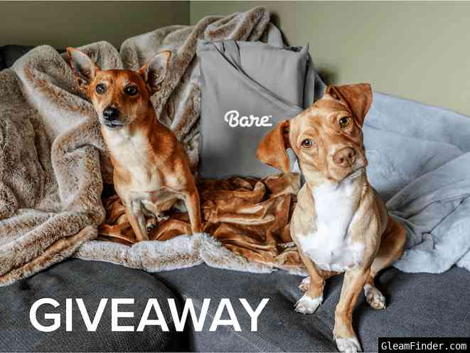 Win a Blanket & Bedding Set from Bare Home ($200 Value)