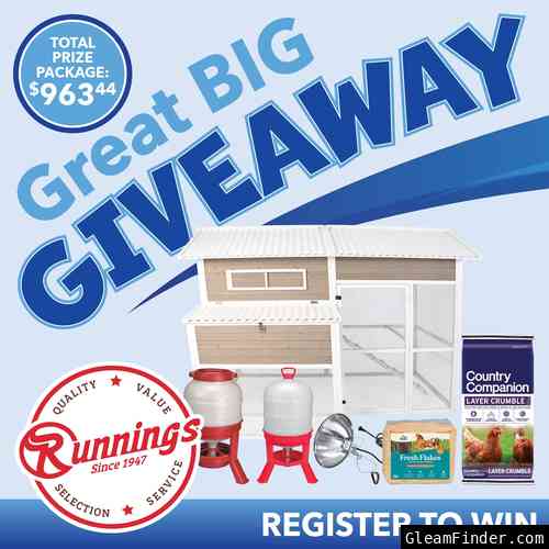 Runnings Great Big March Giveaway
