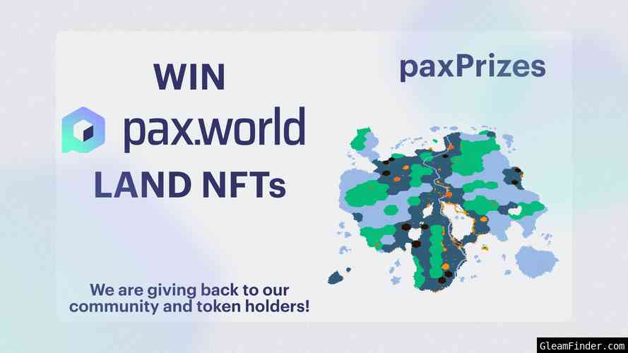 paxPrize giveaways -2500 PAXW tokens