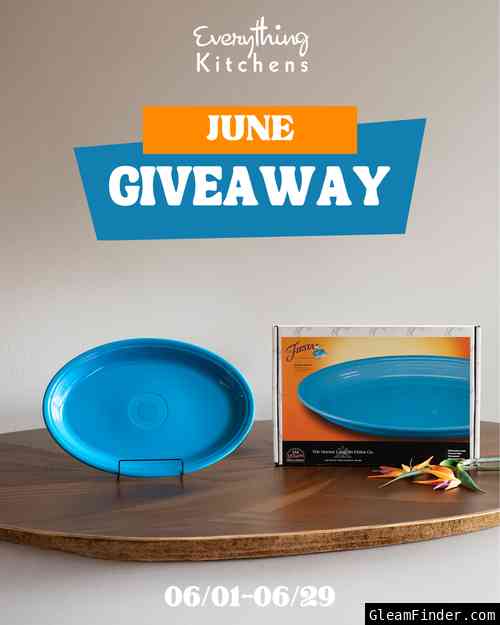 Fiesta® Peacock Platter | June Giveaway