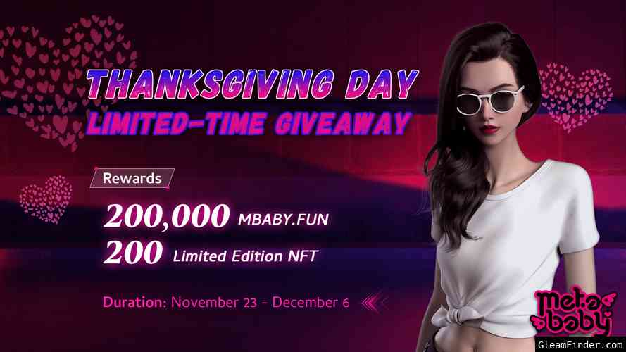 MetaBaby Thanksgiving Airdrop Event