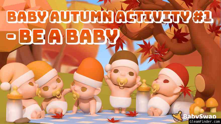 Baby Autumn Activity #1 - Be a Baby