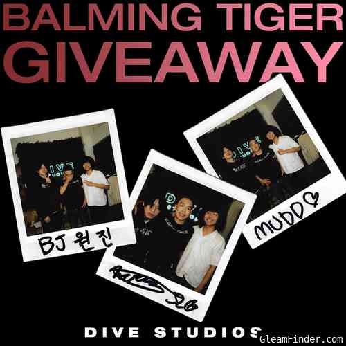 GET REAL - Balming Tiger SIGNED Polaroid Giveaway
