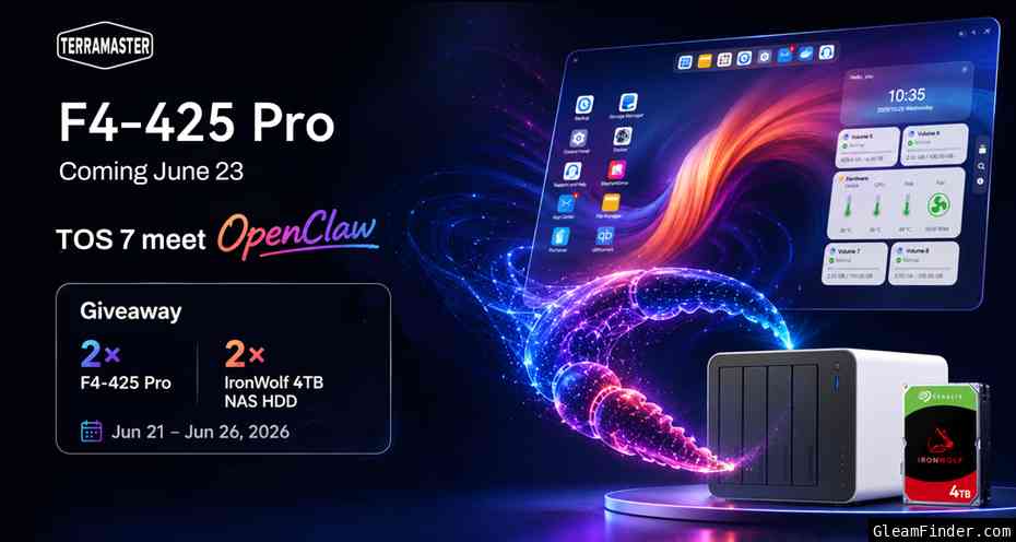 🎉Giveaway! Win AI NAS + Seagate IronWolf 4TB Drives