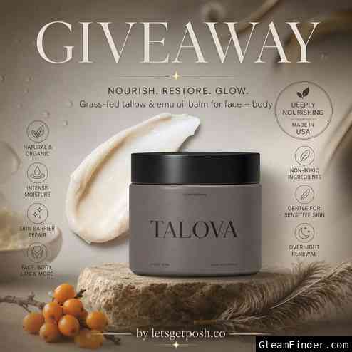 ✨ WIN the TALOVA Face + Body Balm ✨🌿💆‍♀️