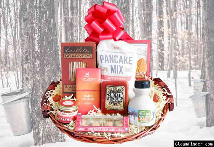 WIN THE VERMONT MAPLE SYRUP GIFT BASKET!
