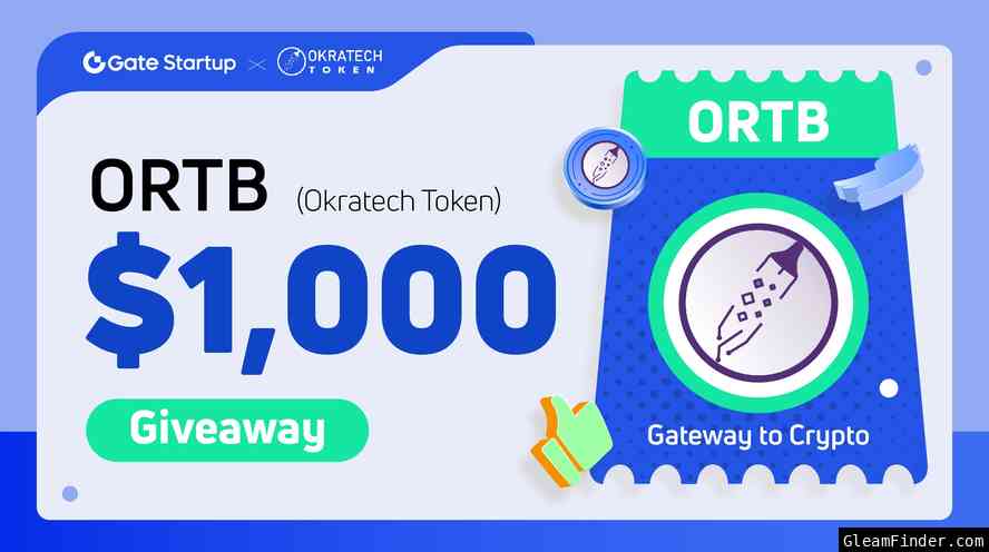 Startup x Okratech Token(ORTB) $1,000 Giveaway