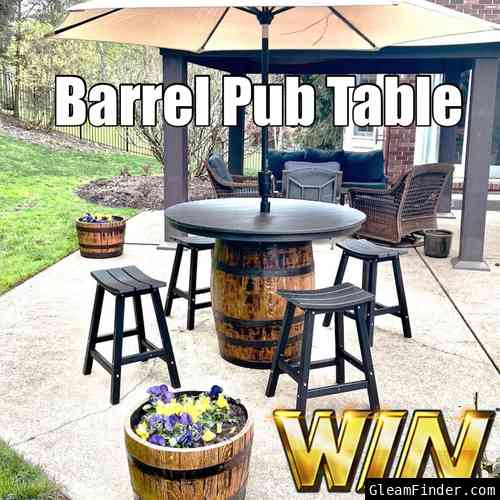 Outdoor Pub Table Giveaway
