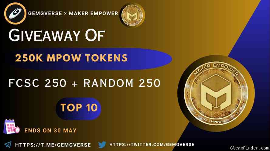 GemGverse X  Maker Empower $1750 Worth of tokens