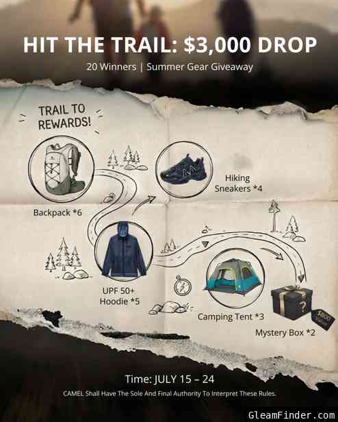 $3,000 SUMMER ADVENTURE GEAR DROP! ⛰️