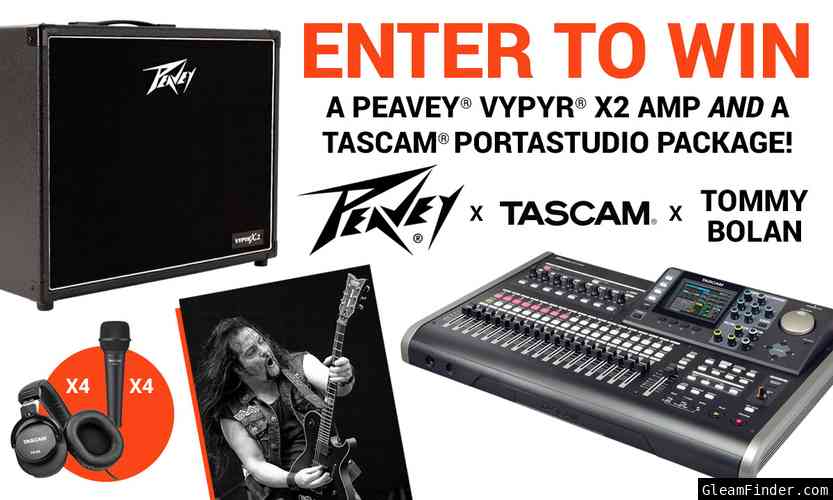Tommy Bolan, Peavey, and TASCAM Join Forces for an Exclusive Giveaway!