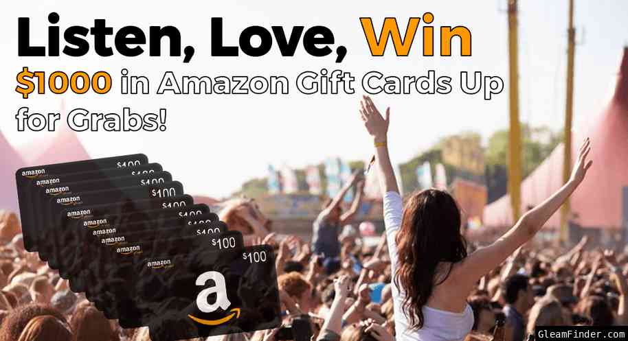 Total Music Contests: $1000 Amazon Voucher Giveaway