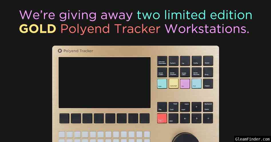 Gold Polyend Tracker Giveaway