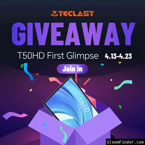 Teclast T50HD Launch  Giveaway |  T50HD Tablet