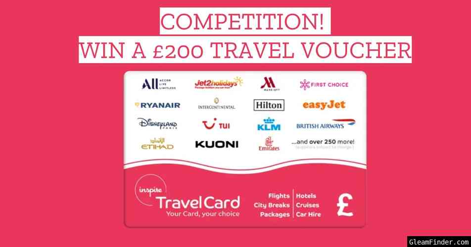 £200 Travel Voucher Giveaway