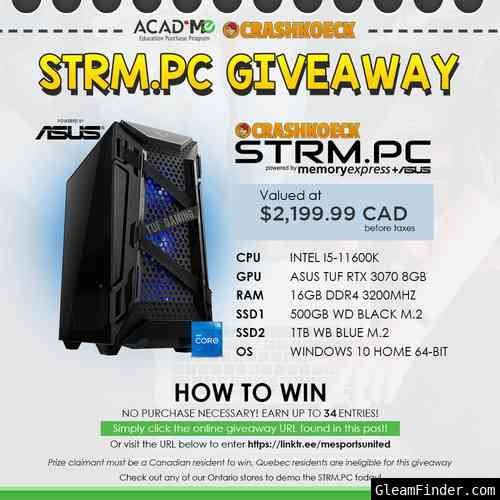 Intel STRM.PC Gaming and Livestreaming PC giveaway!