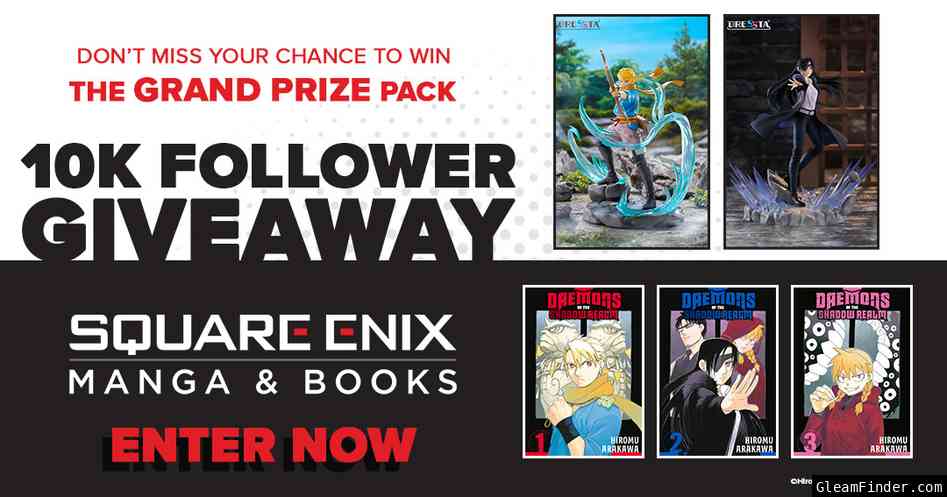 🫶Square Enix Manga & Books 10K Followers Giveaway!🫶