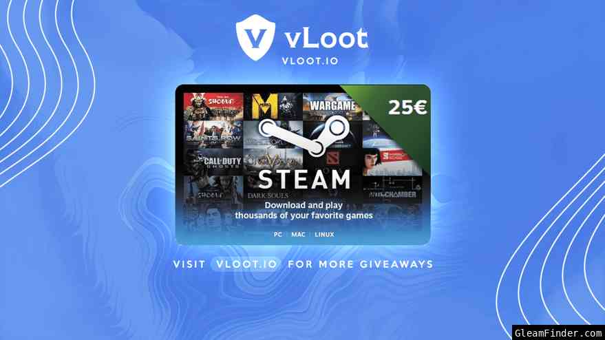 25€ Steam Gift Card Giveaway
