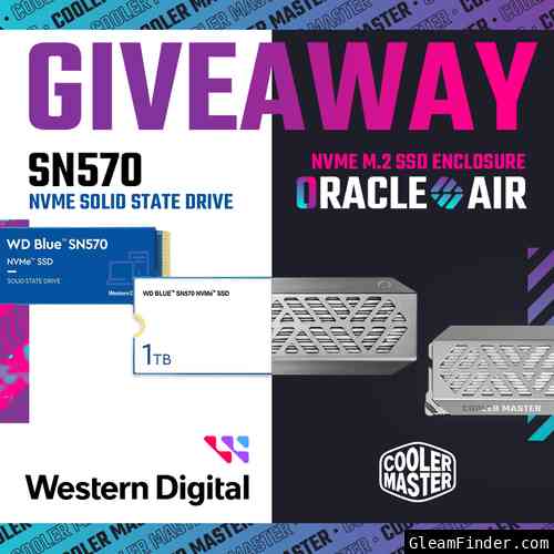 Cooler Master x WD: Oracle Air + 1TB WD Blue SN570 giveaway