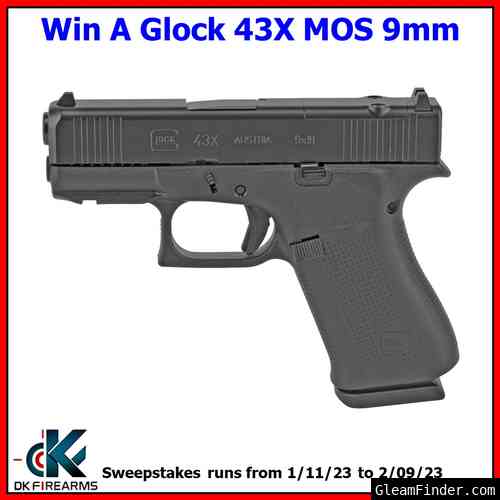 Win A Glock 43X MOS 9mm