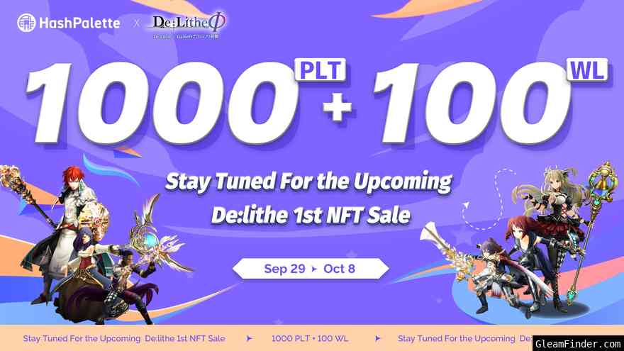 Stay Tuned For the Upcoming De:lithe 1st NFT Sale-1