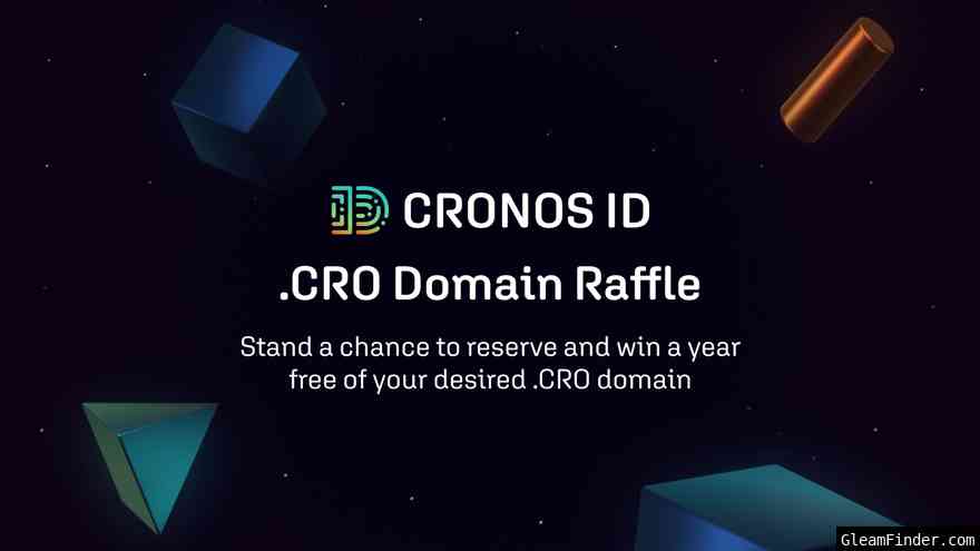 Cronos ID x Minted @ Token2049 - Five .CRO Domain Giveaway