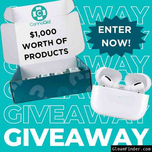 Airpods Pro and $1,000 Worth of CannaAid Products Giveaway