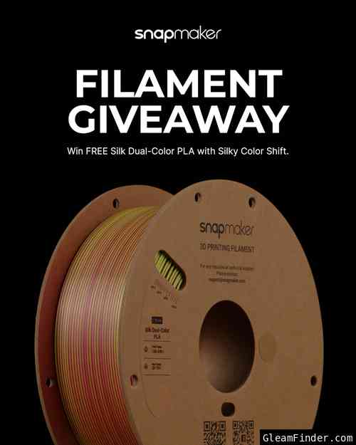 Snapmaker Silk Dual-Color PLA Giveaway