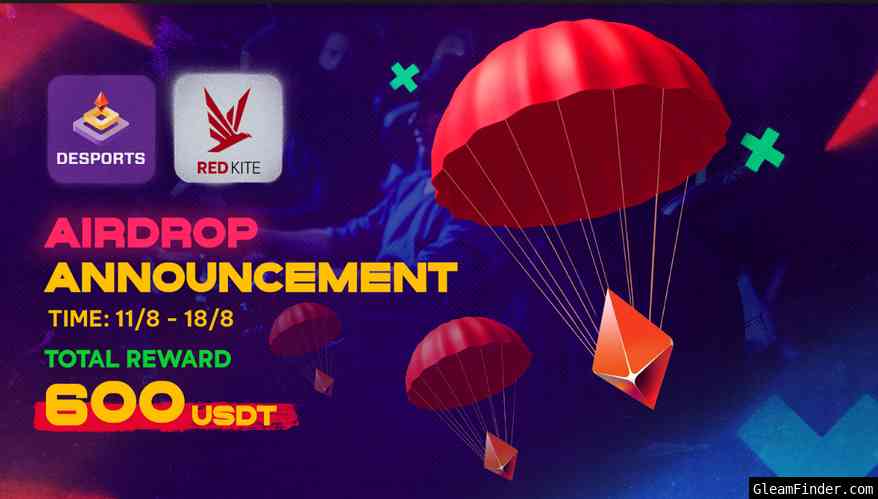 DESports x Red Kite Mega Airdrop