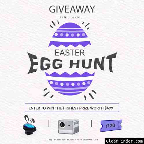 Wanbo Easter Egg Hunt Giveaway