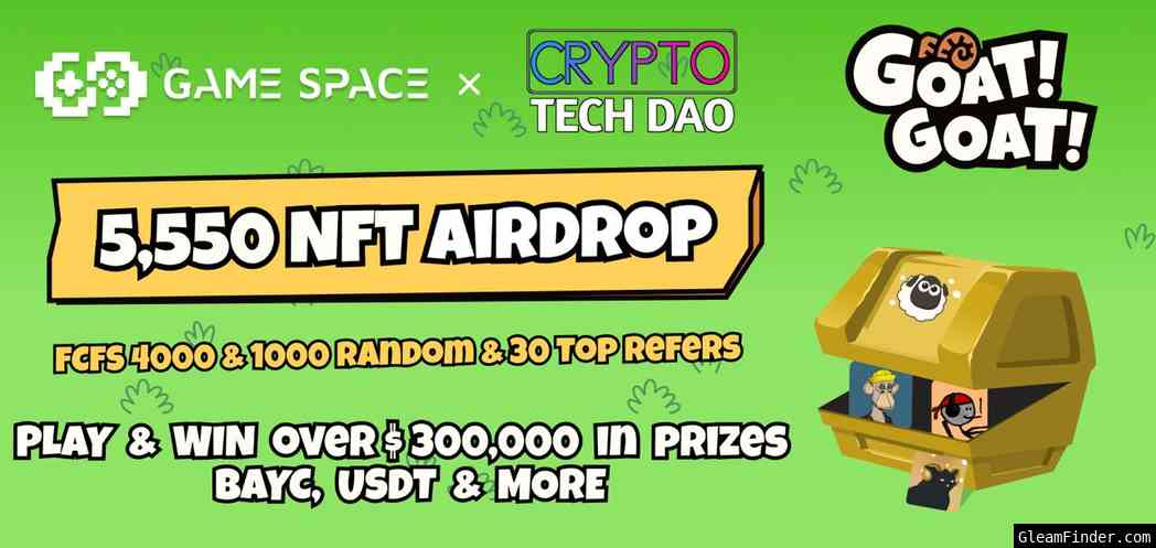 🥳 Game Space X CryptoTech Big Giveaway