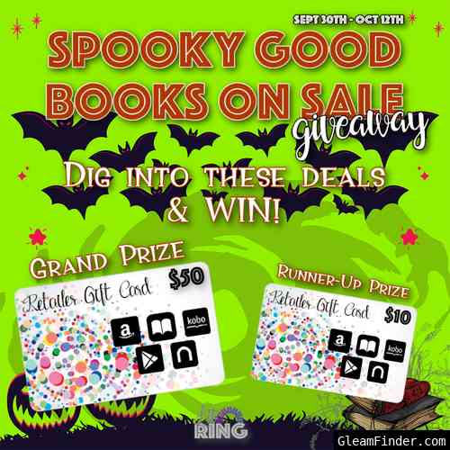 Spooky Good Books On Sale Giveaway [DISCOUNT BOOK PROMO]