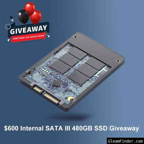 $600 480GB SATA III SSD Prize Pack Giveaway