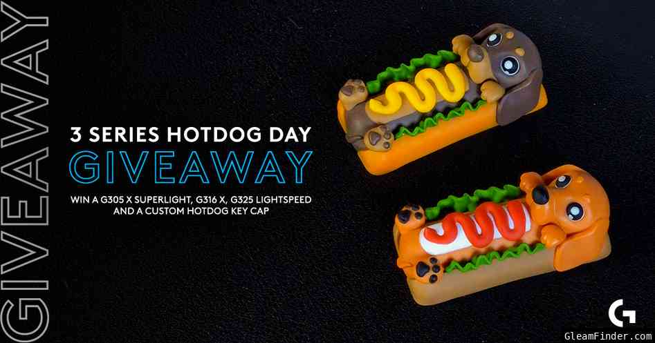 Logitech G Custom Keycap & G3 Series Giveaway | Hot Dog Day