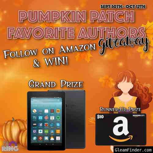 Pumpkin Patch Favorite Authors Giveaway [AMAZON FOLLOWS BUILDER]