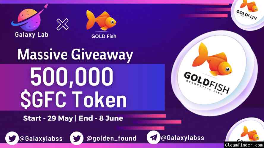 🥳 Golden Fish Massive Giveaway 🥳