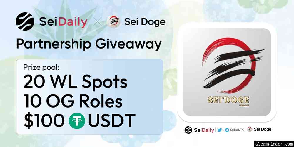 Sei Daily X Sei Doge - Partnership Giveaway